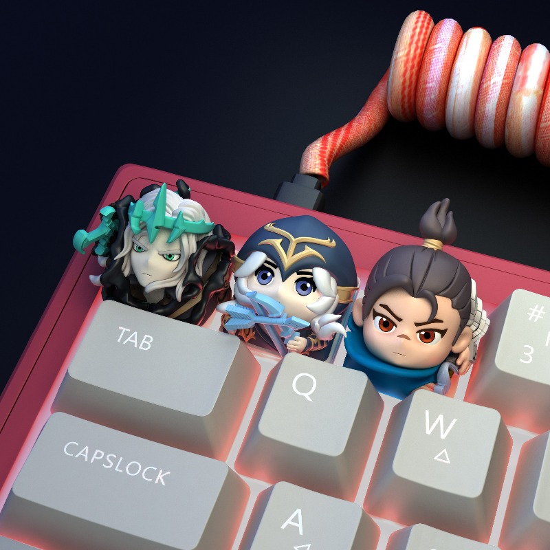 Gaming Accessories Cute - LOL Originele Thema Anime Keycaps Mechanisch