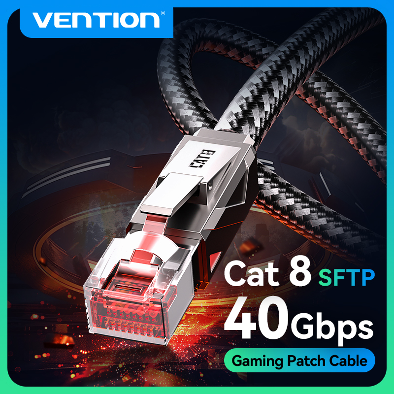 Gaming Set Accessories - Ventie Cat8 Ethernet-kabel 40Gbps 2000MHz SFTP