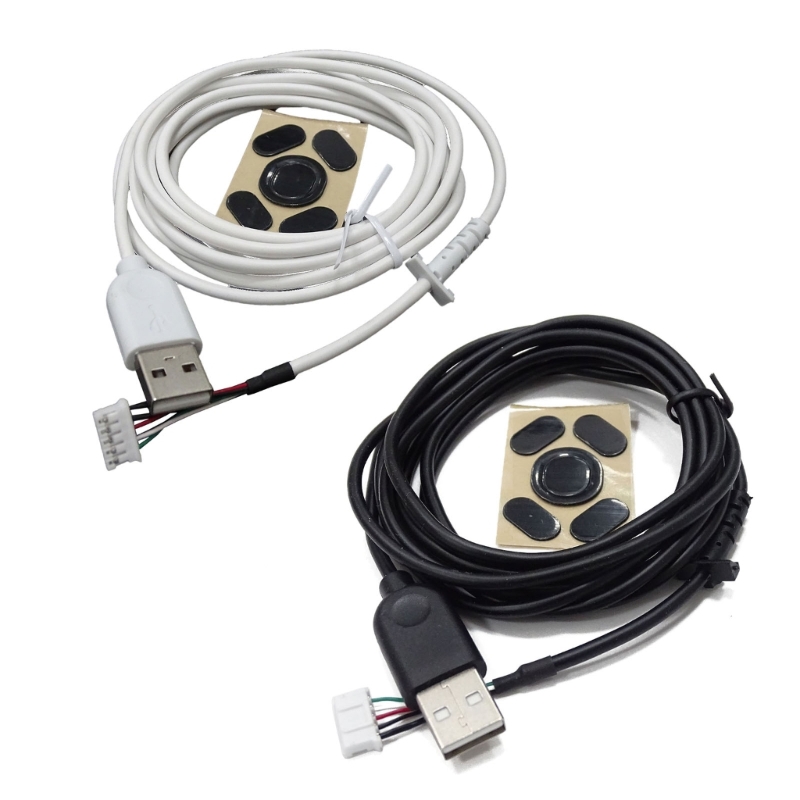 Gaming Accessories Kit - CPDD USB-muiskabel en muisvoeten Vervanging Reparatieaccessoires